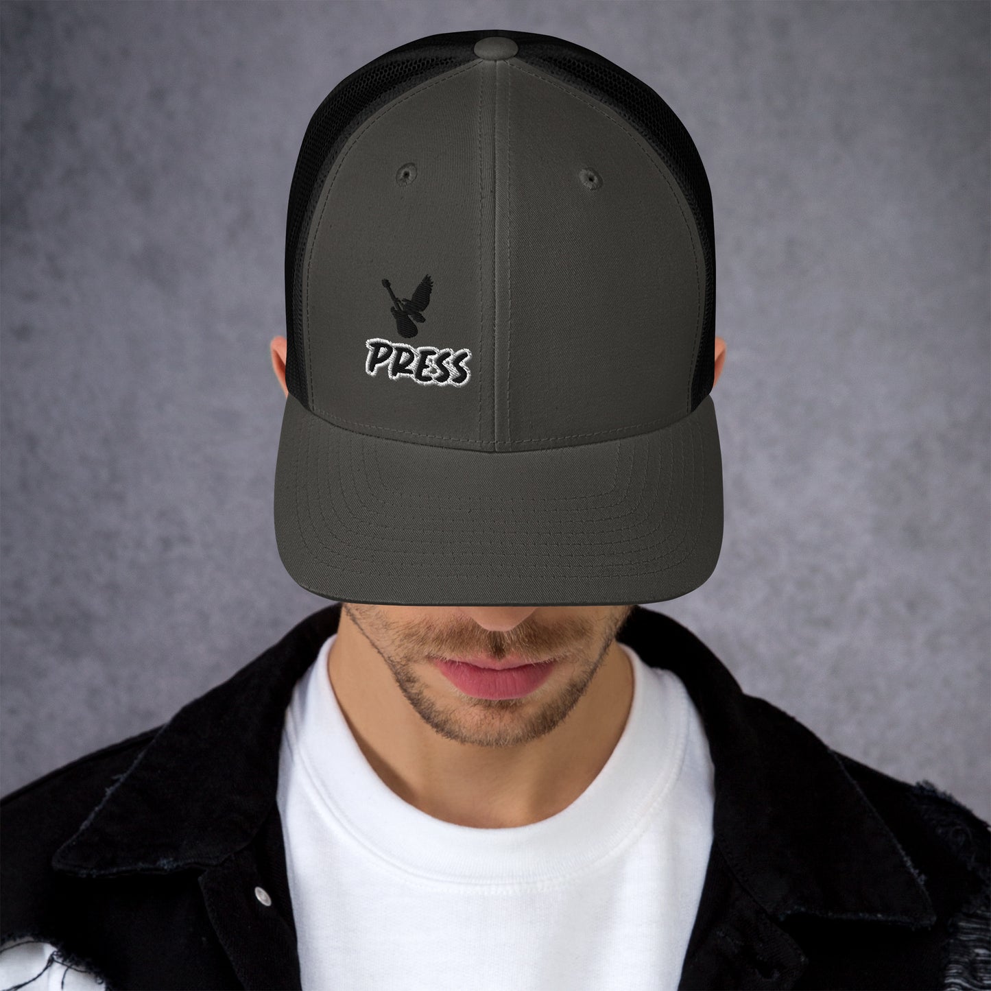The Random Patriot Eagle 2 Guitar Trucker Cap