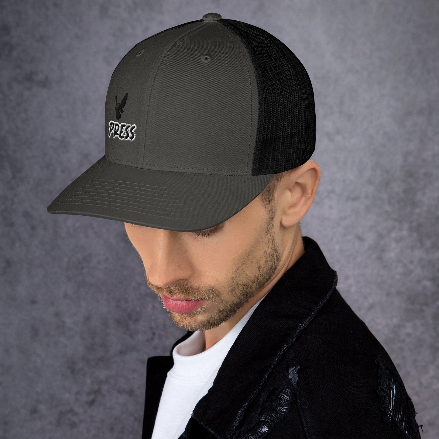 The Random Patriot Eagle 2 Guitar Trucker Cap