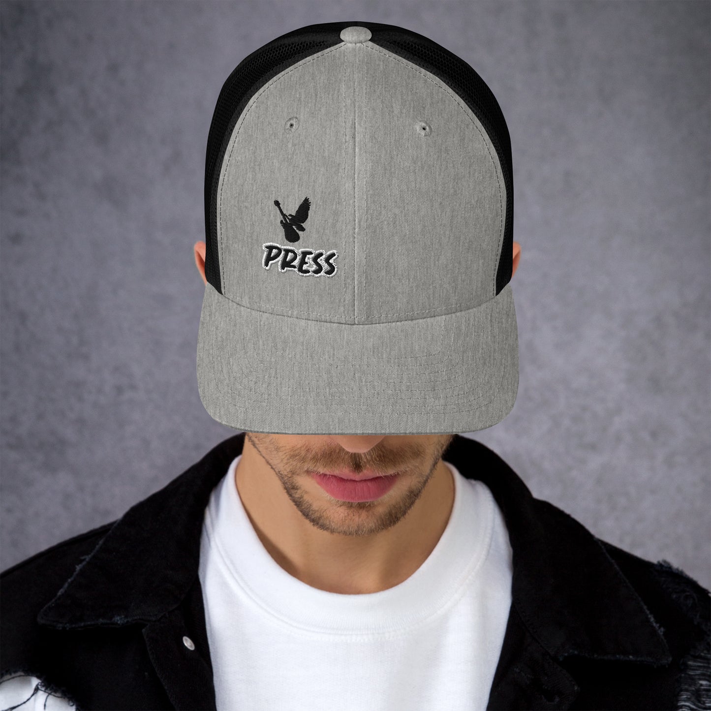 The Random Patriot Eagle 2 Guitar Trucker Cap