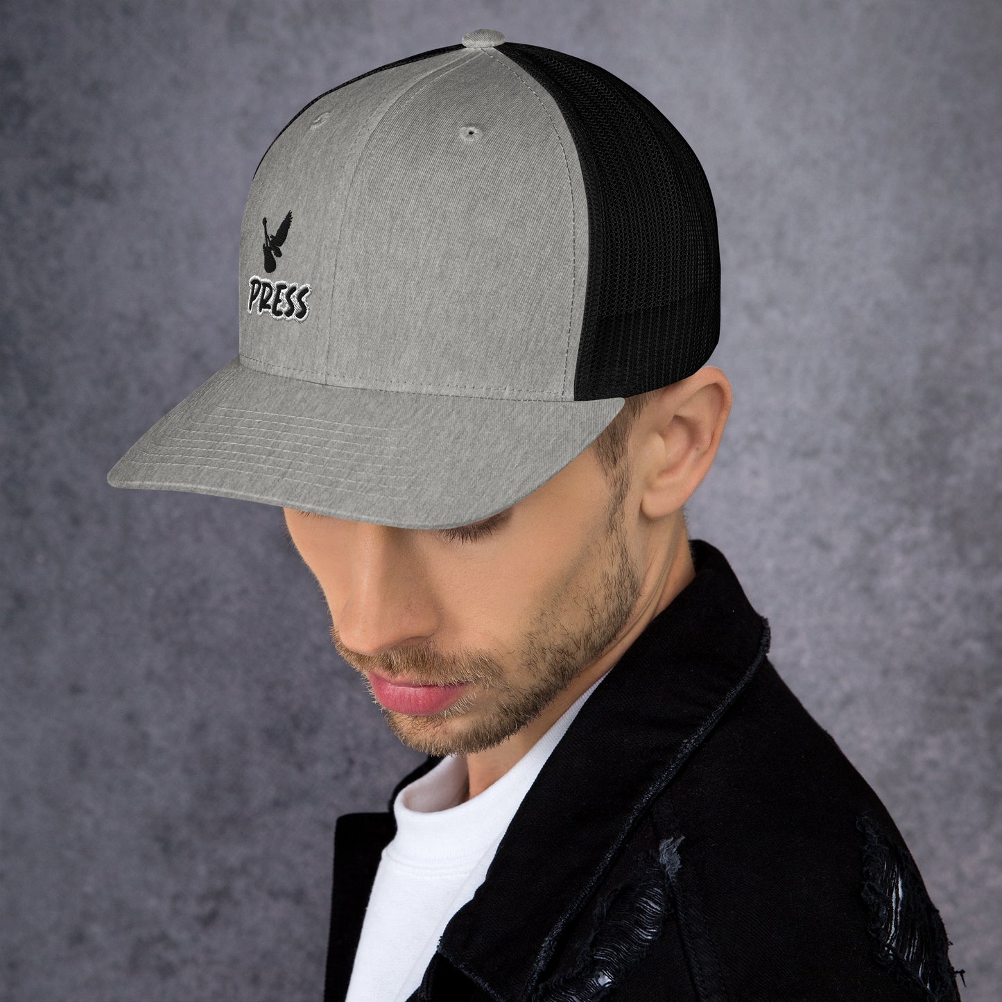 The Random Patriot Eagle 2 Guitar Trucker Cap