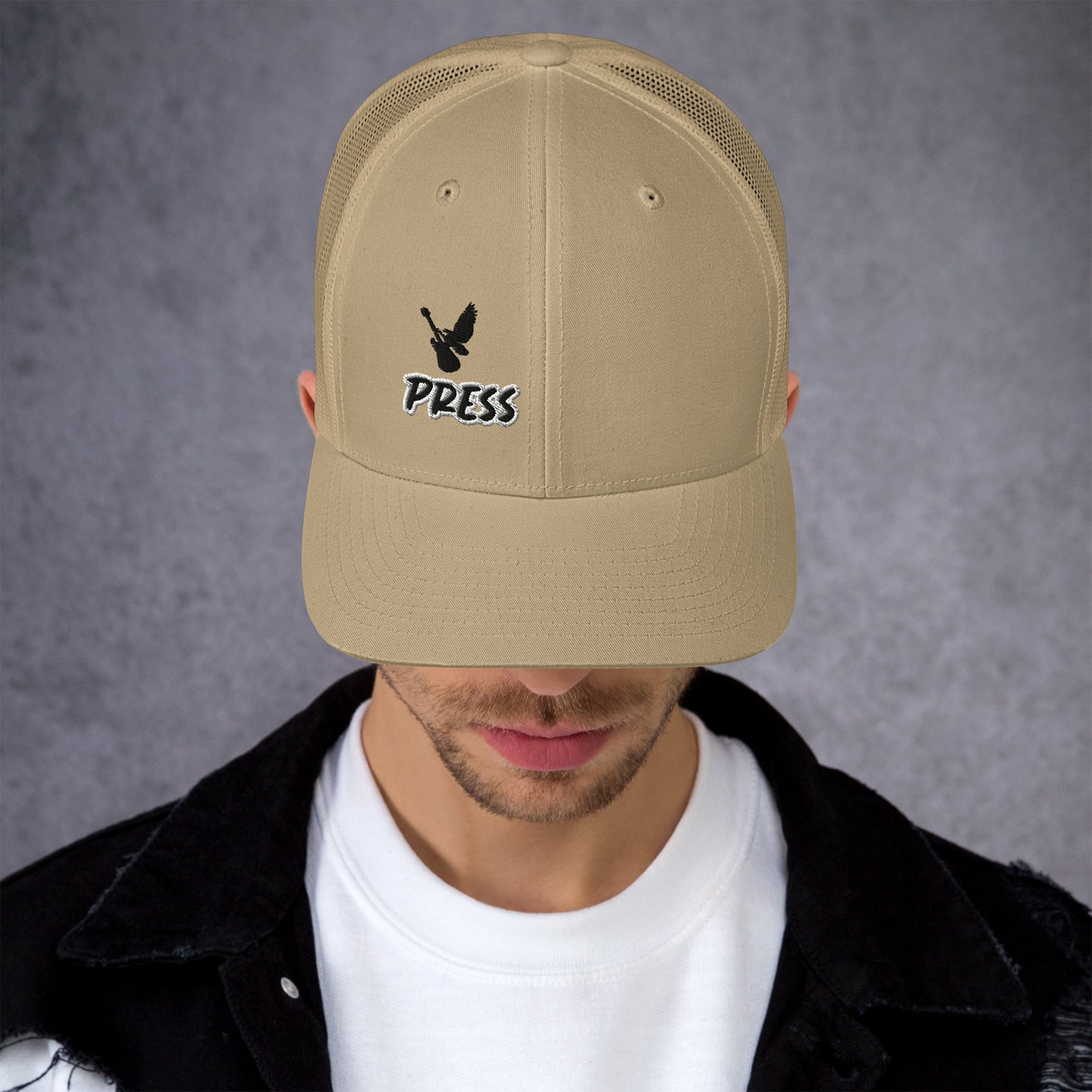 The Random Patriot Eagle 2 Guitar Trucker Cap