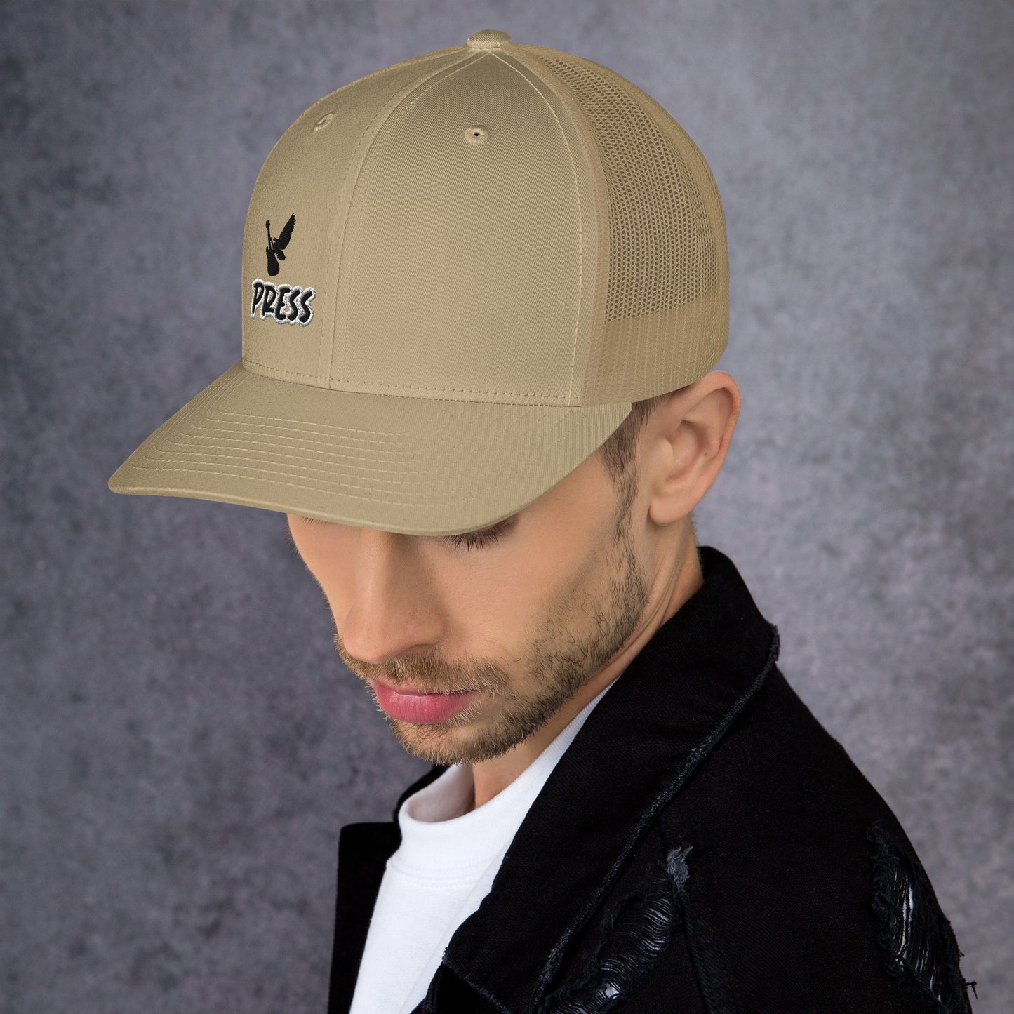 The Random Patriot Eagle 2 Guitar Trucker Cap