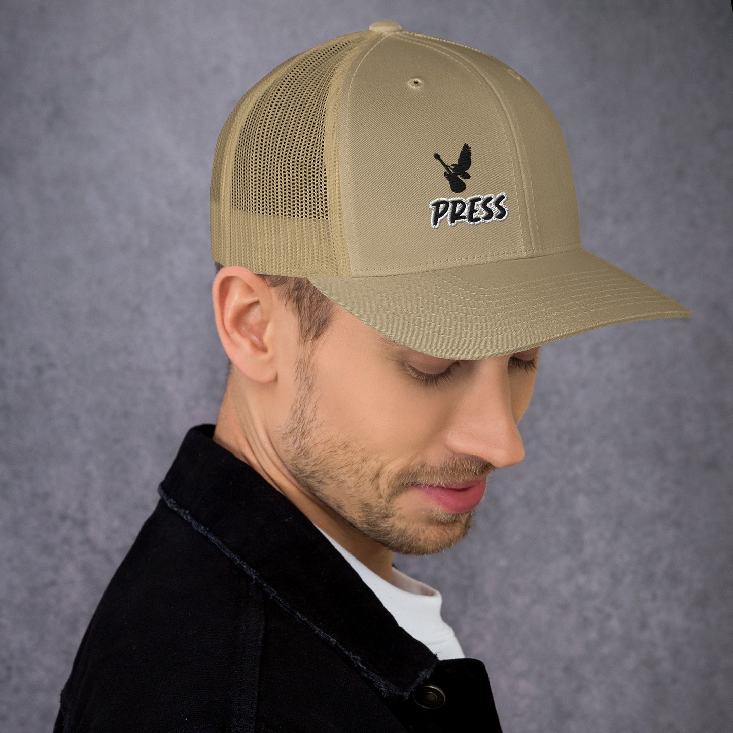 The Random Patriot Eagle 2 Guitar Trucker Cap