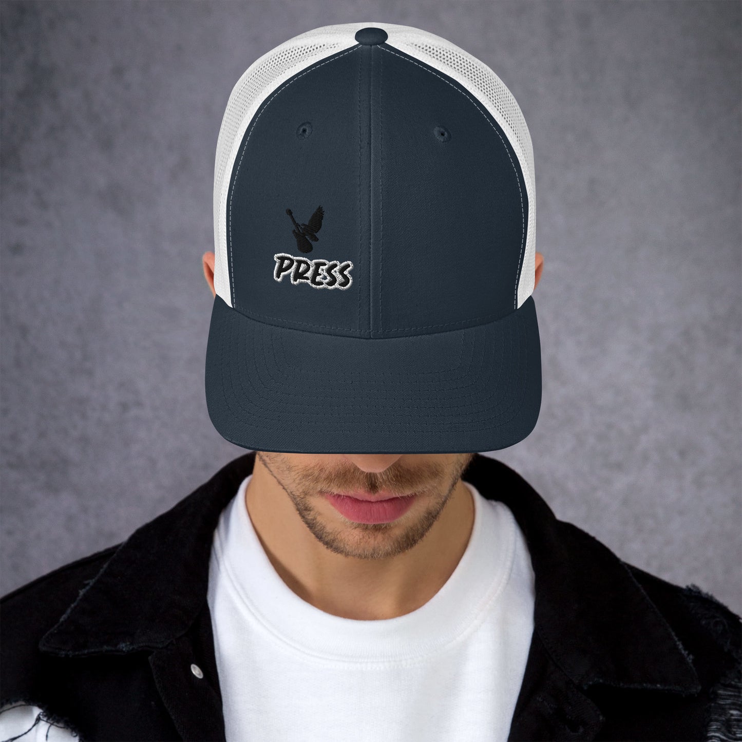 The Random Patriot Eagle 2 Guitar Trucker Cap