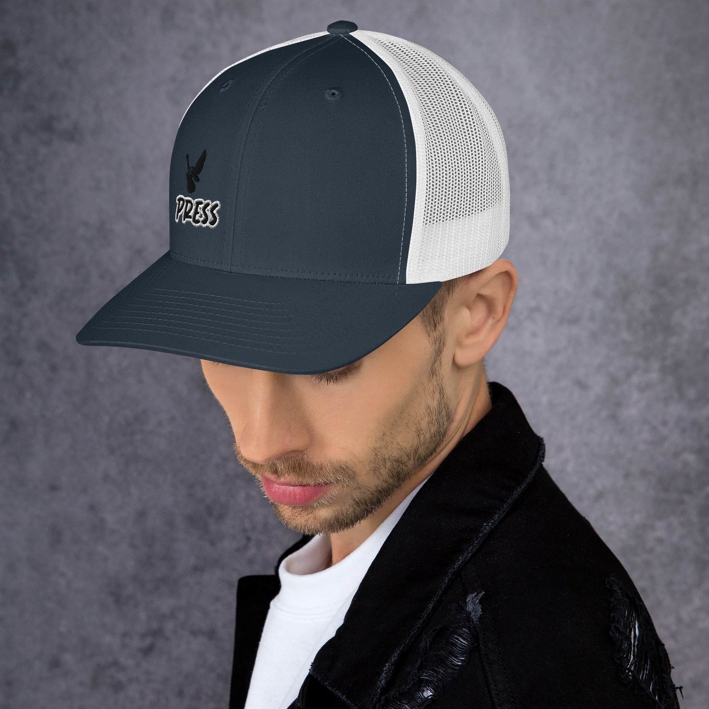 The Random Patriot Eagle 2 Guitar Trucker Cap