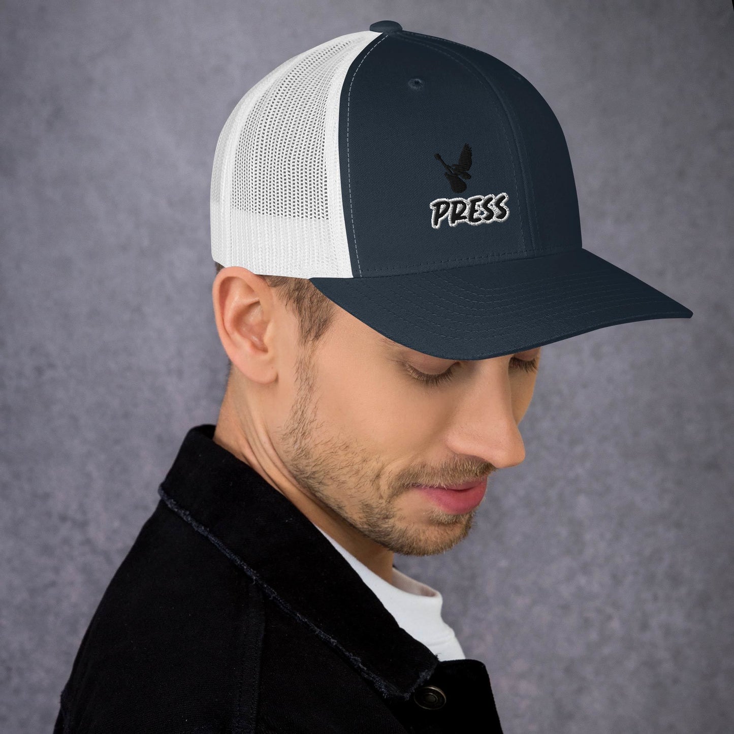 The Random Patriot Eagle 2 Guitar Trucker Cap