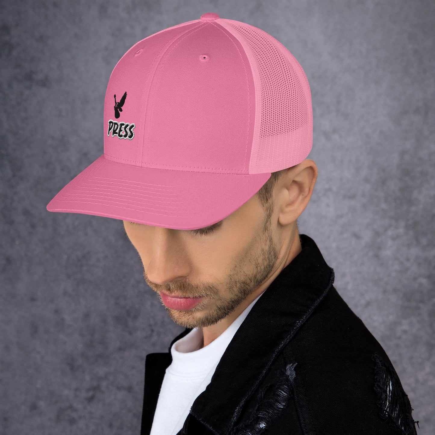 The Random Patriot Eagle 2 Guitar Trucker Cap