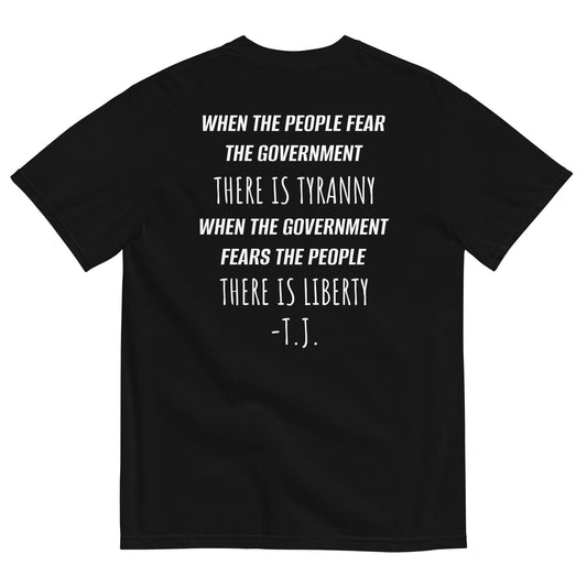 Liberty vs Tyranny TRP Premium Garment-dyed Heavyweight T-shirt
