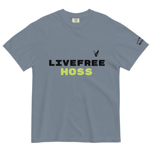 LIVEFREE HOSS garment-dyed heavyweight t-shirt