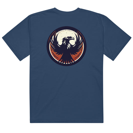 Fly EagleBack1 garment-dyed heavyweight t-shirt