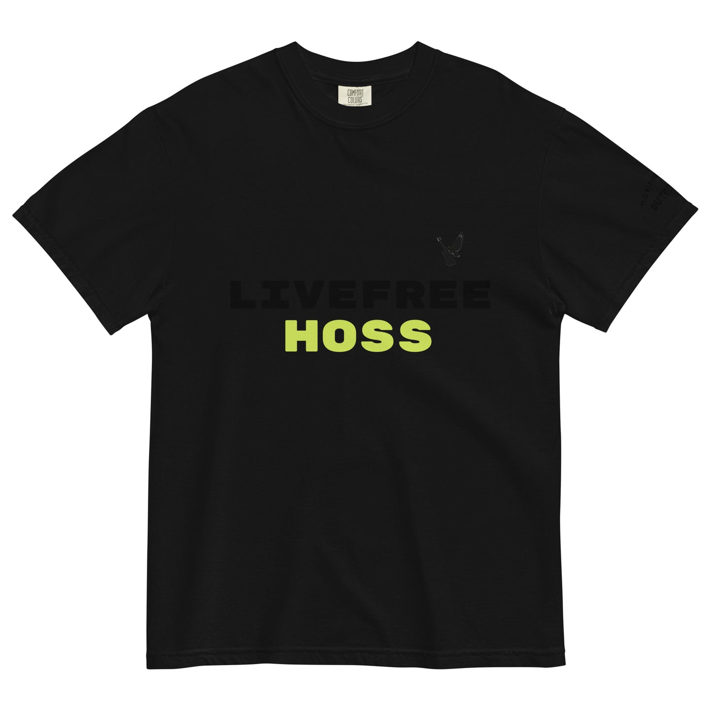 LIVEFREE HOSS garment-dyed heavyweight t-shirt