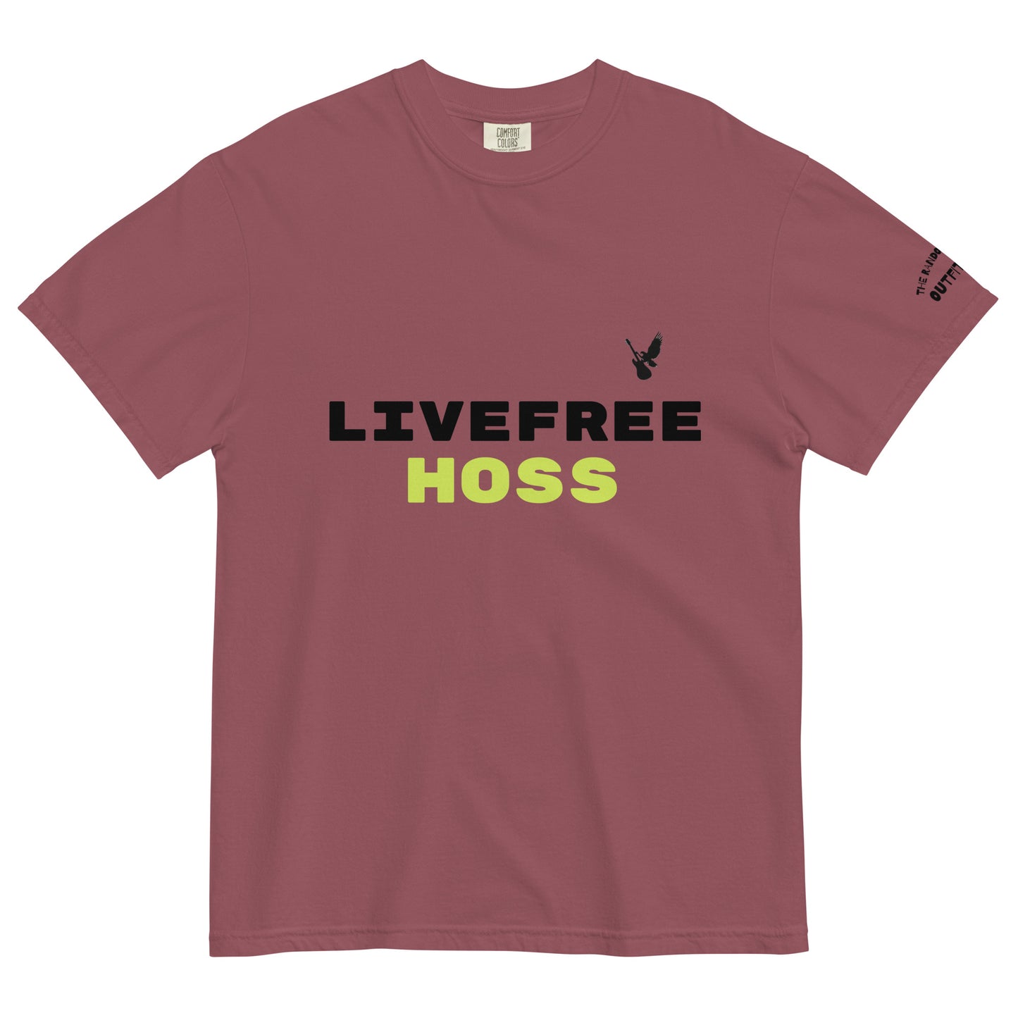 LIVEFREE HOSS garment-dyed heavyweight t-shirt