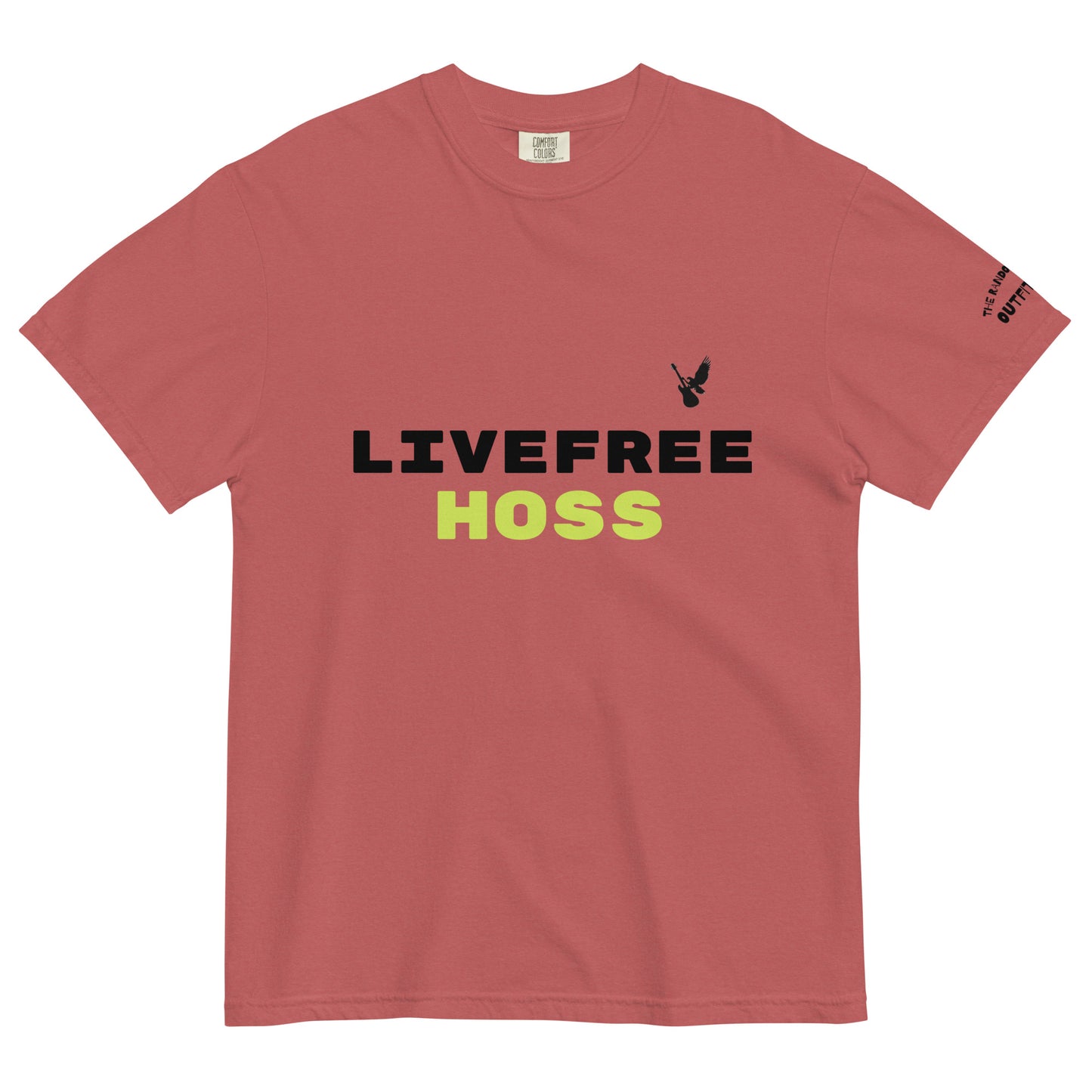 LIVEFREE HOSS garment-dyed heavyweight t-shirt