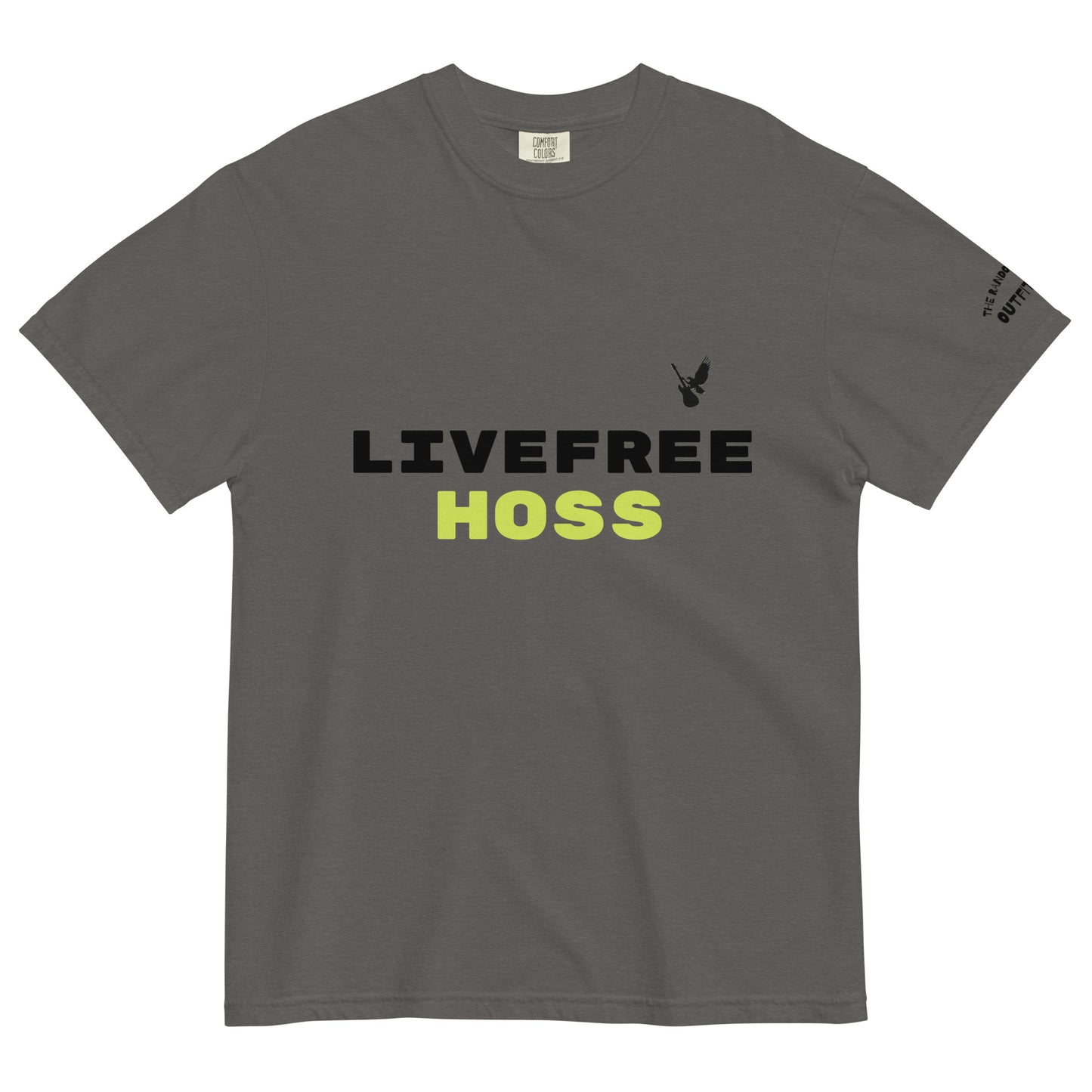 LIVEFREE HOSS garment-dyed heavyweight t-shirt